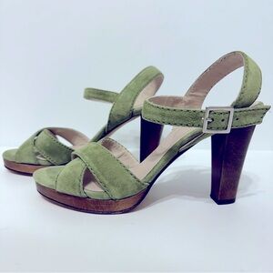BODEN SUEDE HEELED SANDALS